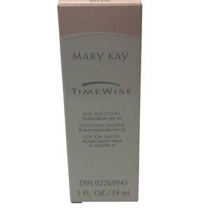 Vintage expired Mary Kay timewise day solution sunscreen moisturizer SPF 25